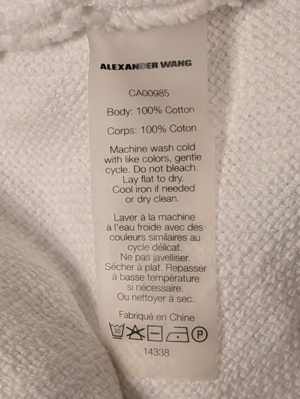 Alexander Wang White Sleeveless Mini Dress with Fringed Trim - Picture 9 of 11
